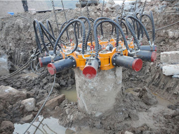 Material de construcción hidráulico redondo del triturador de la pila de TYSIM KP380A para el machacamiento concreto de la pila