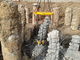 Triturador hidráulico concreto redondo de la pila de la cabeza de pila del agolpamiento para el excavador, diámetro 300~1050m m TYSIM KP315A de la pila