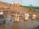 triturador hidráulico concreto de la pila de 30MPa 280kN, máquina de la pila de la fundación del cosechador