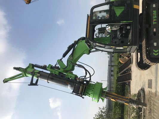 Equipo de pilotaje usado con motor ISUZU AA-6HK1XQP con sistema hidráulico de circuito cerrado para una longitud máxima de pilote de 30 metros