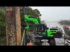 Pequeña perforación rotatoria Rig Portable Water Well Machine Tysim Kr50 con 7 - excavador 20t