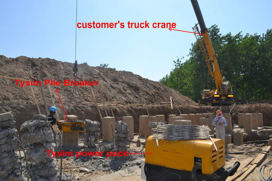 Rompedor de pilotes de 30 MPa