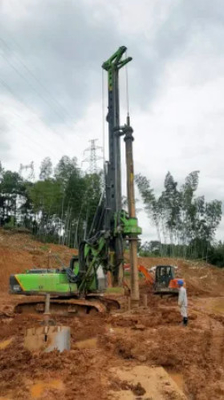 Excavadora Pozo de agua de perforación de la base de perforación de la roca de auger KR150A 1300mm hidráulico de empilado Rig