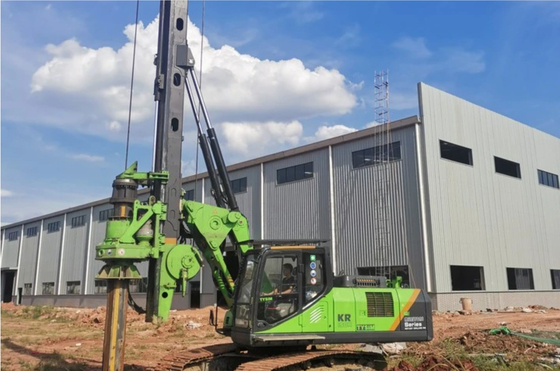 Excavadora Pozo de agua de perforación de la base de perforación de la roca de auger KR150A 1300mm hidráulico de empilado Rig