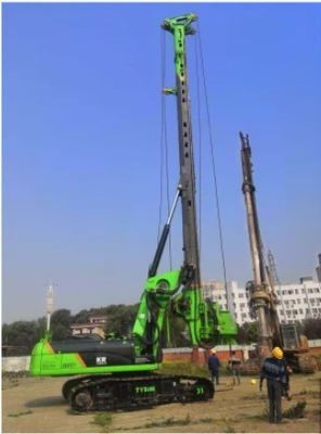 Rig de empilado hidráulico de Jiangsu con ancho de operación de 4300 mm 20 mm Profundidad máxima de la pila y control de joystick hidráulico para la instalación de cimientos
