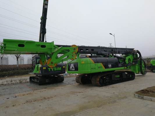 Máquina de perforación rotativa KR220C 66t Profundidad de perforación 64 / 51m 35 Mpa
