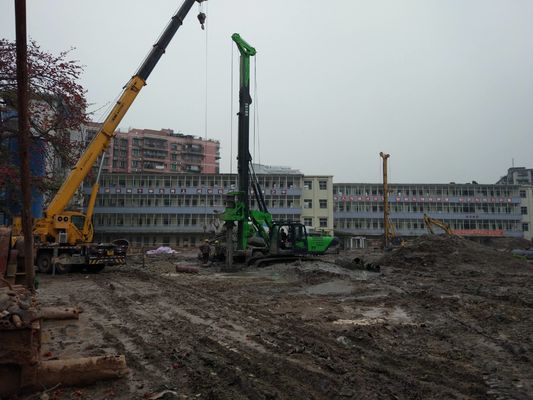 Máquina de entibación con presión piloto de 3.9MPa, capacidad de 94.3 toneladas y par máximo de 150 KN.m para perforación de cimentaciones