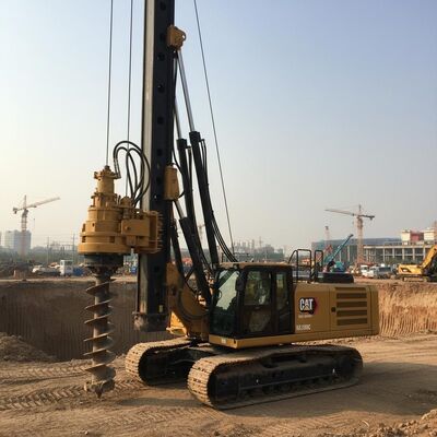 Chasis CAT KR300C Estación de perforación rotativa hidráulica con 54 m de profundidad 320 kN.m Torque y 2500 mm de diámetro