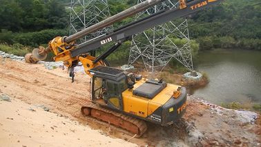 Máquina de entibación con presión piloto de 3.9MPa, capacidad de 94.3 toneladas y par máximo de 150 KN.m para perforación de cimentaciones