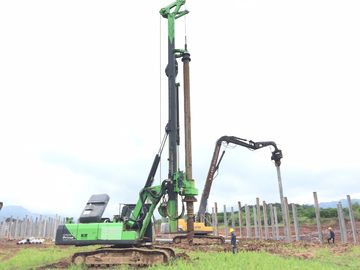 CR150C Chasis CAT Equipo hidráulico de empilado de alto rendimiento para cimientos de pila fuertes y duraderos