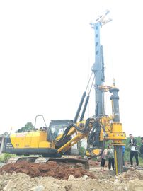 Máquina de empilado de alto rendimiento con capacidad de 94,3 toneladas, fuerza de tracción máxima de 100 kN y par máximo de 150 KN.m para perforación de cimientos