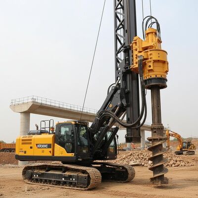CR300C Estación de perforación rotativa hidráulica con 54 m de profundidad de perforación 2500 mm de diámetro y 320kN.m de par para proyectos a gran escala